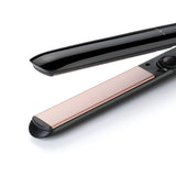 Plancha De Pelo Babyliss Smooth Control 235  Caliente Negro, Oro Rosado 3 M