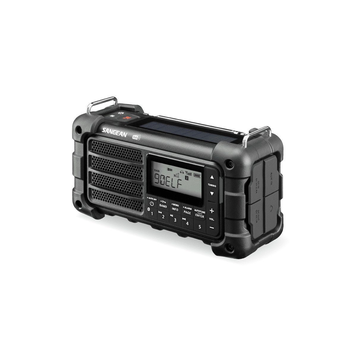 Sangean Mmr-99 Dab Schwarz Notfall/Kurbel/Solar Radio