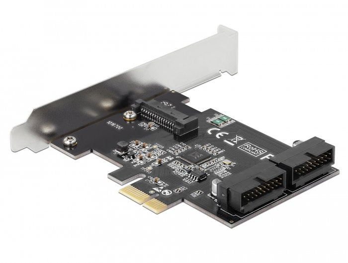Delock Tarjeta Pci Express A 2 X Cabezales De Pines Internos Para Usb 3.0