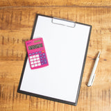 Calculadora De Bolsillo M8 Rosa