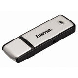 Hama Fancy Memoria Pendrive Usb 2.0 Con Tapa - 16gb De Capacidad - 10mb/S De Transferencia - Aluminio Cepillado -