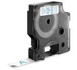 Dymo Cinta De Transferencia Termica D1 45011. Azul Sobre Transparente De 12mmx7m . Poliester Autoadhesiva