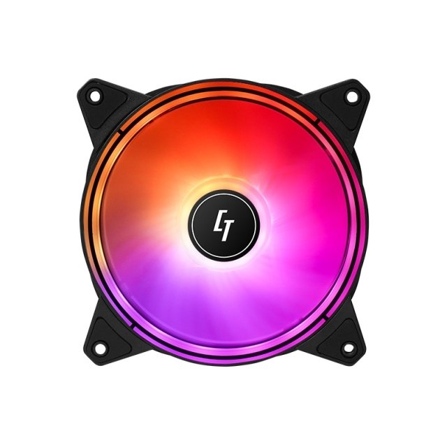 Ventilador Chieftec Rgb Nf-3012-Rgb, 120x120x25 Mm, Con Conector De 3 Pines / 4 Pines