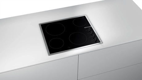 EAN 4242005283224 - Bosch Serie 2 PKE645CA2E hobs Negro, Acero inoxidable Integrado 60 cm Cerámico 4 zona(s) imagen 3