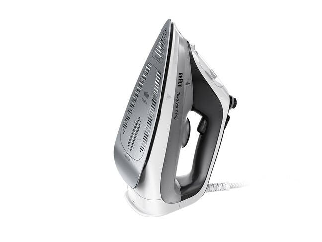 EAN 8021098000460 - Braun TexStyle 7 Pro SI7149WB Plancha vapor-seco EloxalPlus soleplate 2900 W Negro, Blanco imagen 2