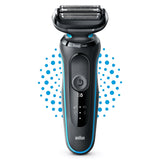 EAN 4210201432593 - Braun Series 5 51-M1000s Máquina de afeitar de láminas Negro, Azul imagen 1