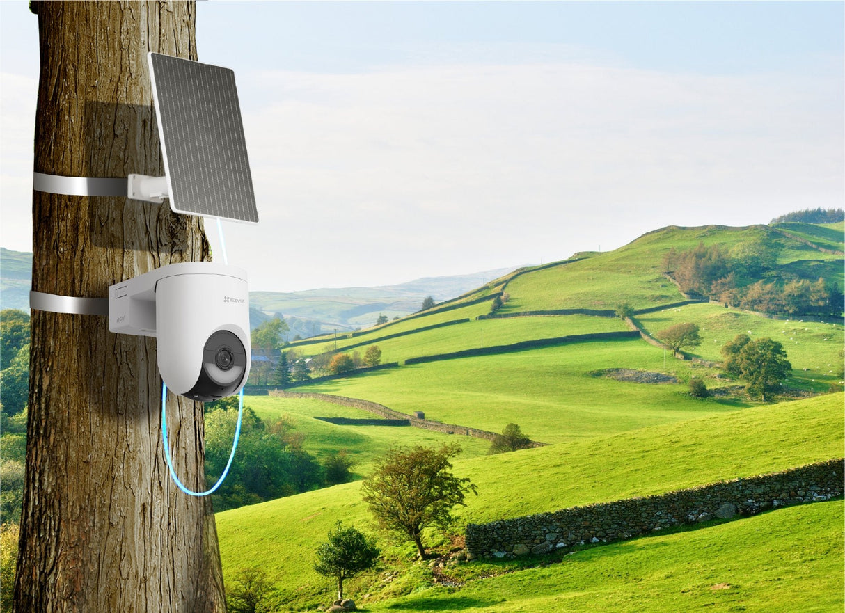 Ezviz Camara Wifi Exterior Hb8 2k+ 4mp Panoramica/Inclinacion Con Bateria