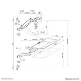 Wandhalterung Bildschirm + Teclado 17-32'' 100x100 Voll Beweglich