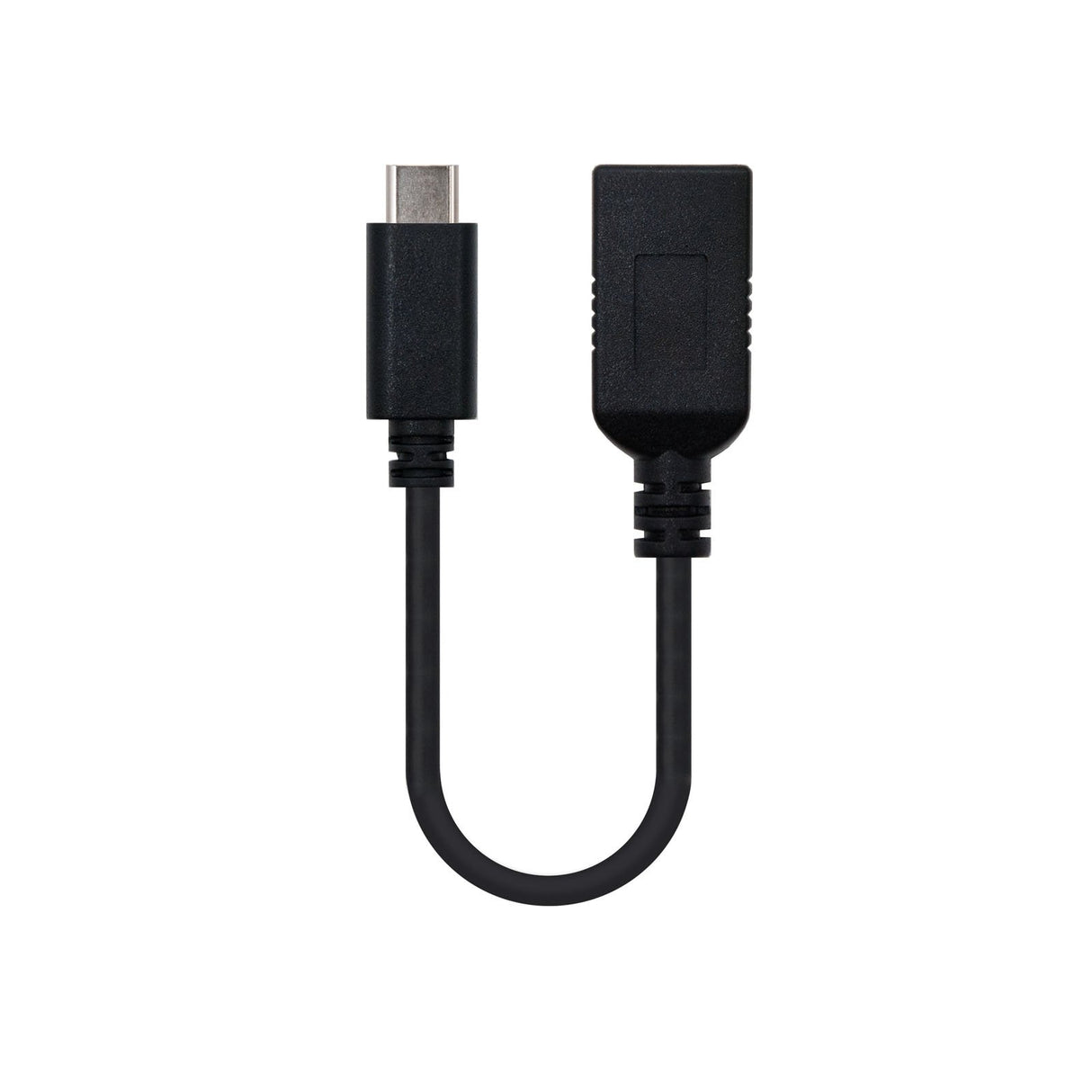 Nanocable Cable Usb-C 3.1 Gen 1 5gbps Macho A Usb-A Hembra 15cm
