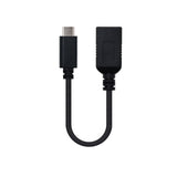 Nanocable Cable Usb-C 3.1 Gen 1 5gbps Macho A Usb-A Hembra 15cm