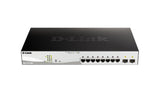 Switch D Link 10 Puertos Gestionable 8 Gigabit Ethernet 10 100 100 Poe 2 Sfp