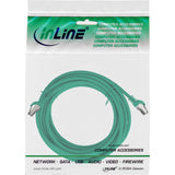 Cable De Red Inline S/Ftp Pimf Cat.8.1 Libre De Halógenos 2000mhz Verde 15m