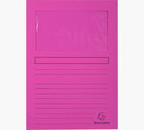 Exacompta Subcarpeta Forever A4 C/Ventana 130gr Paquete De 25 Colores Surtidos