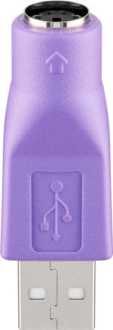 EAN 4040849689185 - Goobay 68918 cambiador de género para cable USB Type-A PS/2 Violeta imagen 1