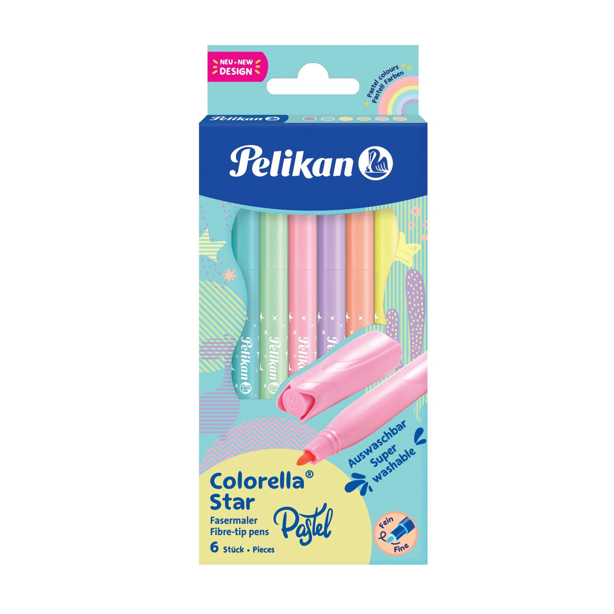 Pelikan 822282 Rotulador Colorella Fino Colores Surtidos 6 Pieza(S)