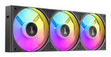 Kit 3 Ventiladores Pc  Auxiliar C120 A-Rgb Negro Antec Pack De 3 Ventiladores Argb Pwm De 120mm/ 19.7-28 Db(A)/ 4-Pin Pwm Y 3-Pin Argb