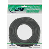 Cable De Red Inline, Cat.6a, S/Ftp, Tpe Flexible, Negro, 15m