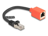 EAN 4043619881970 - DeLOCK 88197 cable de red Negro, Rojo 0,2 m Cat6a S/FTP (S-STP) imagen 1