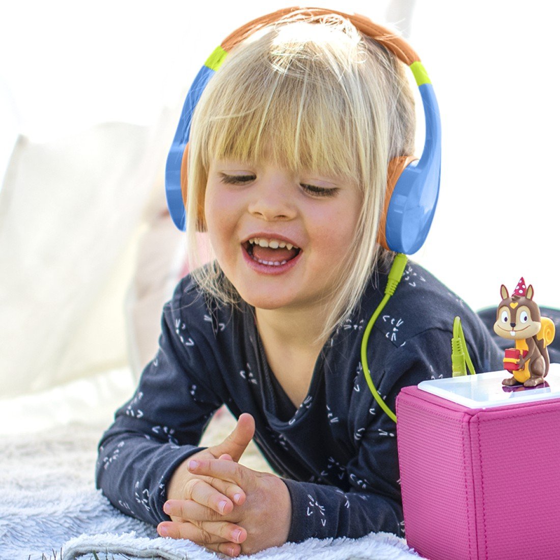 EAN 4047443468314 - Hama Kids Guard Auriculares Alámbrico Diadema Llamadas/Música Azul, Naranja imagen 3
