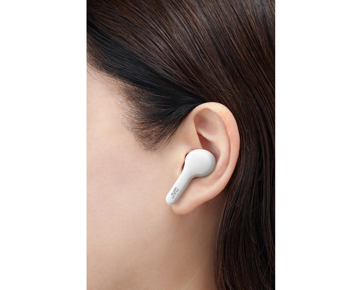 Auriculares Bluetooth Jvc Ha-A8t Con Estuche De Carga Autonomía 6h Blancos