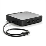 Alogic Duch2 Base Para Portátil Y Replicador De Puertos Alámbrico Usb 3.2 Gen 2 (3.1 Gen 2) Type-C Negro, Gris