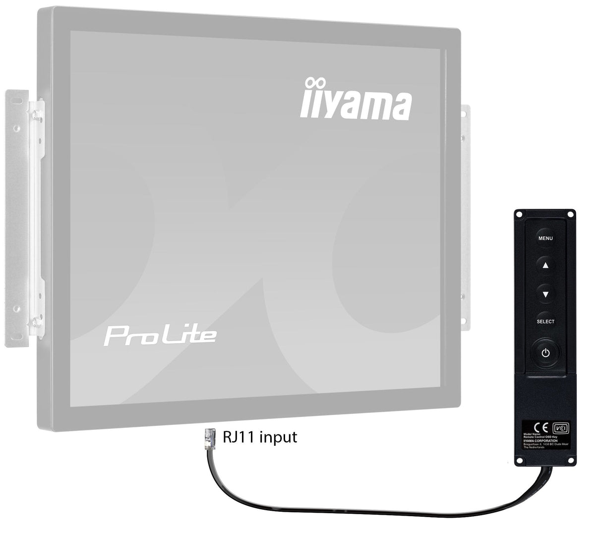 Panel De Control Portátil Iiyama Rc Touchv01 T F Xx34