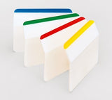 Post-It Index Rigido 51x38mm Rojo Azul  Verde Amarillo - 4 Sin Dispensador Std 4x6