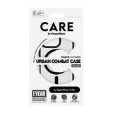 EAN 5715685004247 - PanzerGlass CARE™ by ® Urban Combat Case Transparent w. Black Frame & MagSafe iPhone 16 Pro funda para te imagen 3