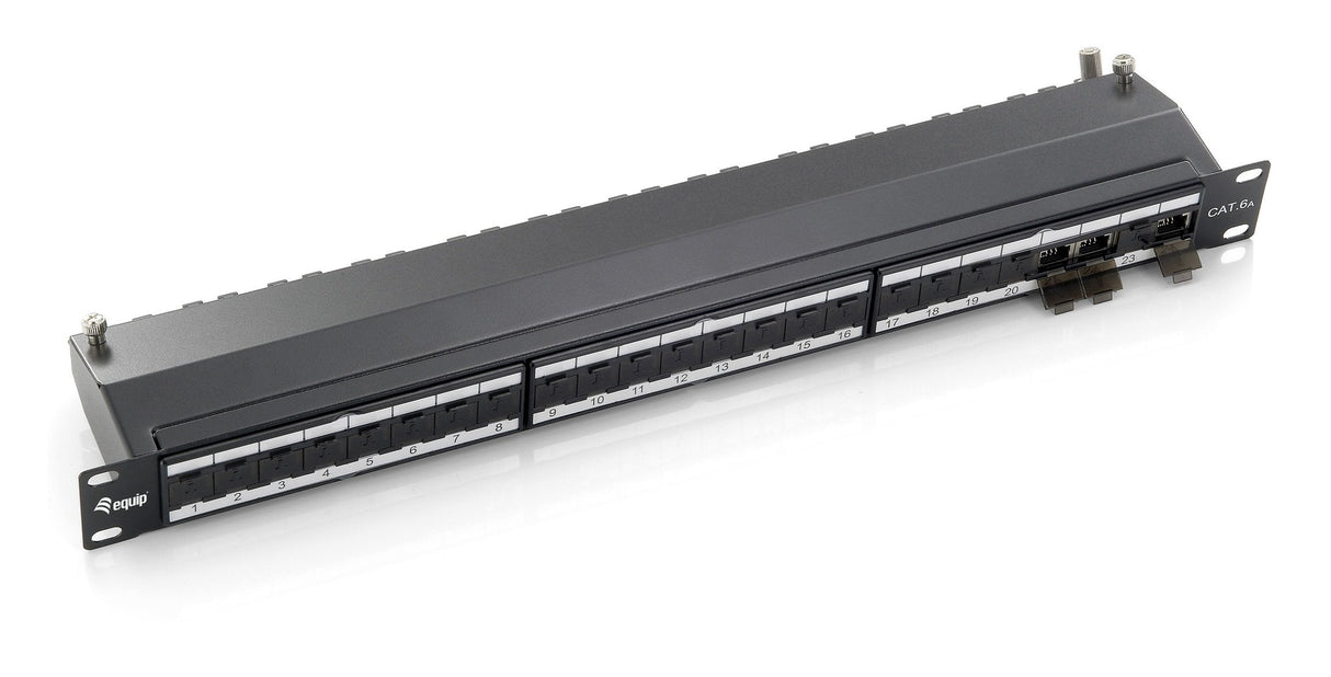 Equip Patch Panel 24-Port Cat.6a Shielded 326624