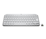 Logitech Mx Keys Mini For Business Teclado Retroiluminación Inalámbrico Bluetooth Le Qwerty Inglés Internacional Gris Pálido