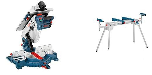 Bosch Sierra Ingletadora Gtm 12 Jl + Mesa De Trabajo Gta 2600