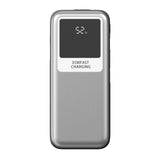 Powerbank 10000mah Leotec Lepow35w10s 35w Plata Y Gris Incluye Cable Usb Tipo-C Y Lightning