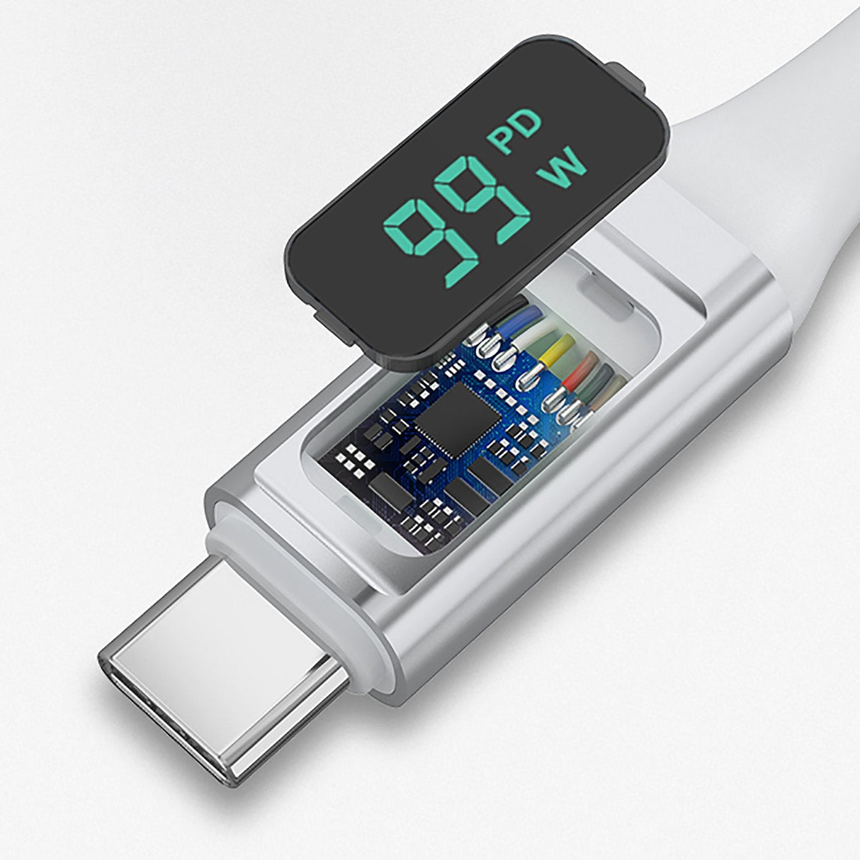 4smarts Cable Usb-C -> Usb-C Digitcord 100w 1,5m Blanco
