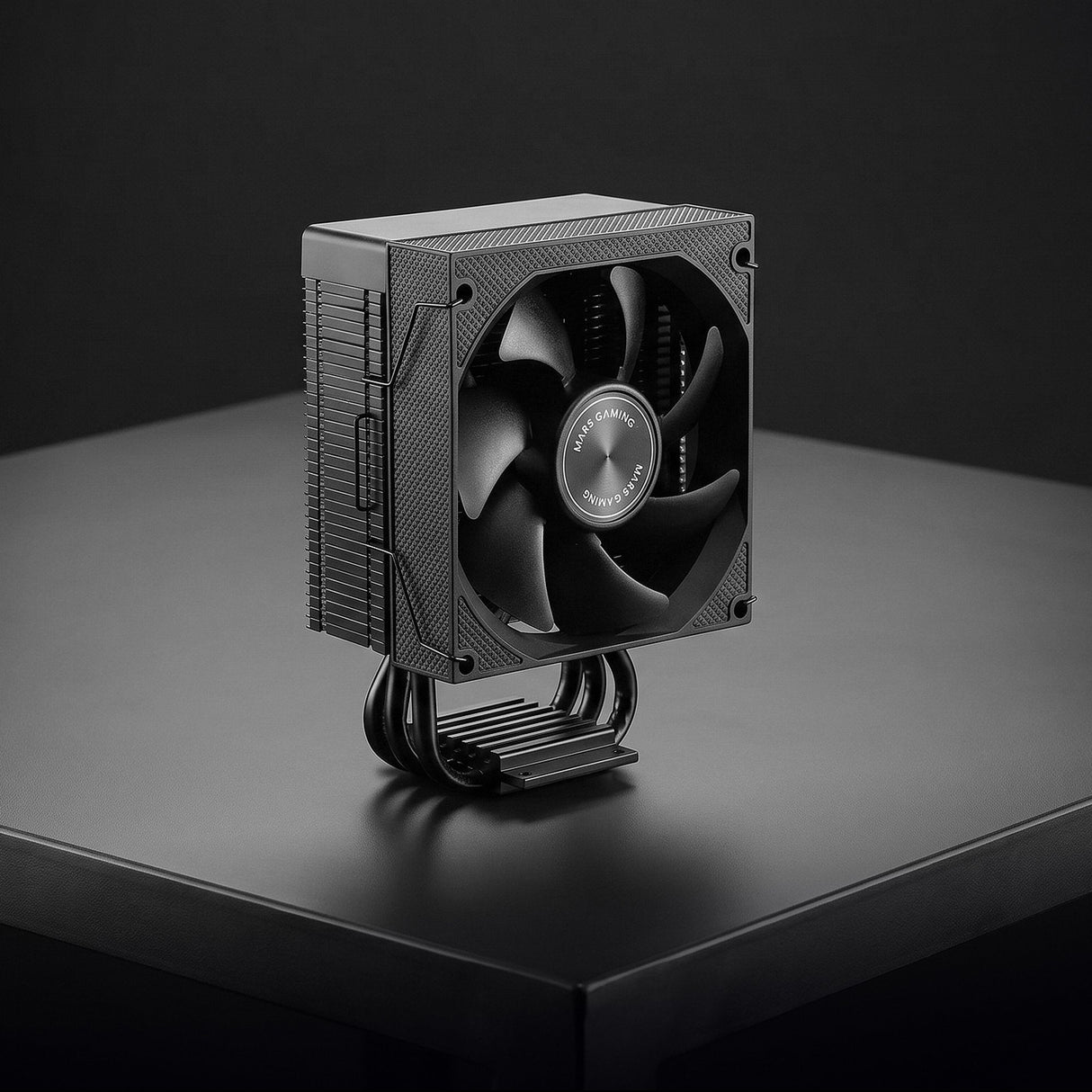 Ventilador Con Disipador De Cpu Mars Gaming Mcpu-Xpro Tdp 190w 3 Heatpipes Torre Pwm Fdb Negro