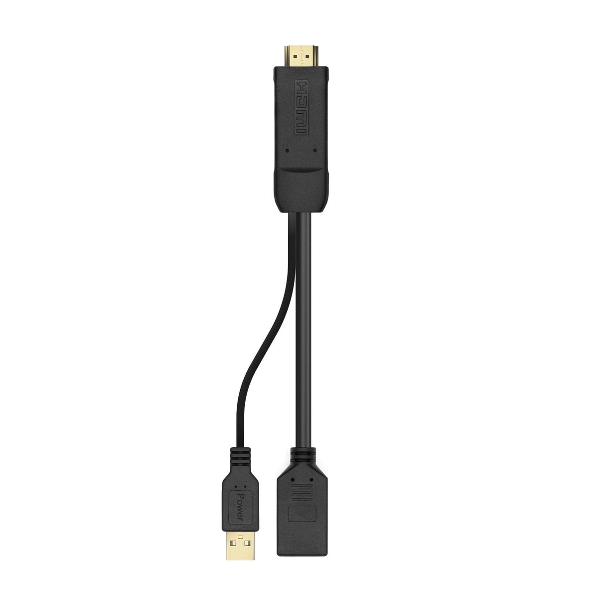 Aisens Conversor Activo Hdmi 2.0 + Usb Alim. A Displayport V1.2 - Hdmi/M-Usb/M-Dp/H - 10cm - Negro