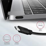 Hmc-5g21 Wieloportowy Hub Usb 5in1, 10gbps, 2x Usb-A + 2x Usb-C + Hdmi 4k/30hz, Pd 60w, 13cm Usb-C Kabel