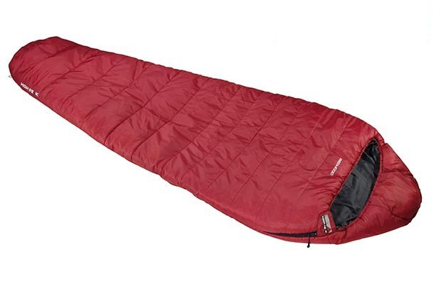 High Peak Redwood -3 L, Saco De Dormir Rojo Oscuro/Gris 23092