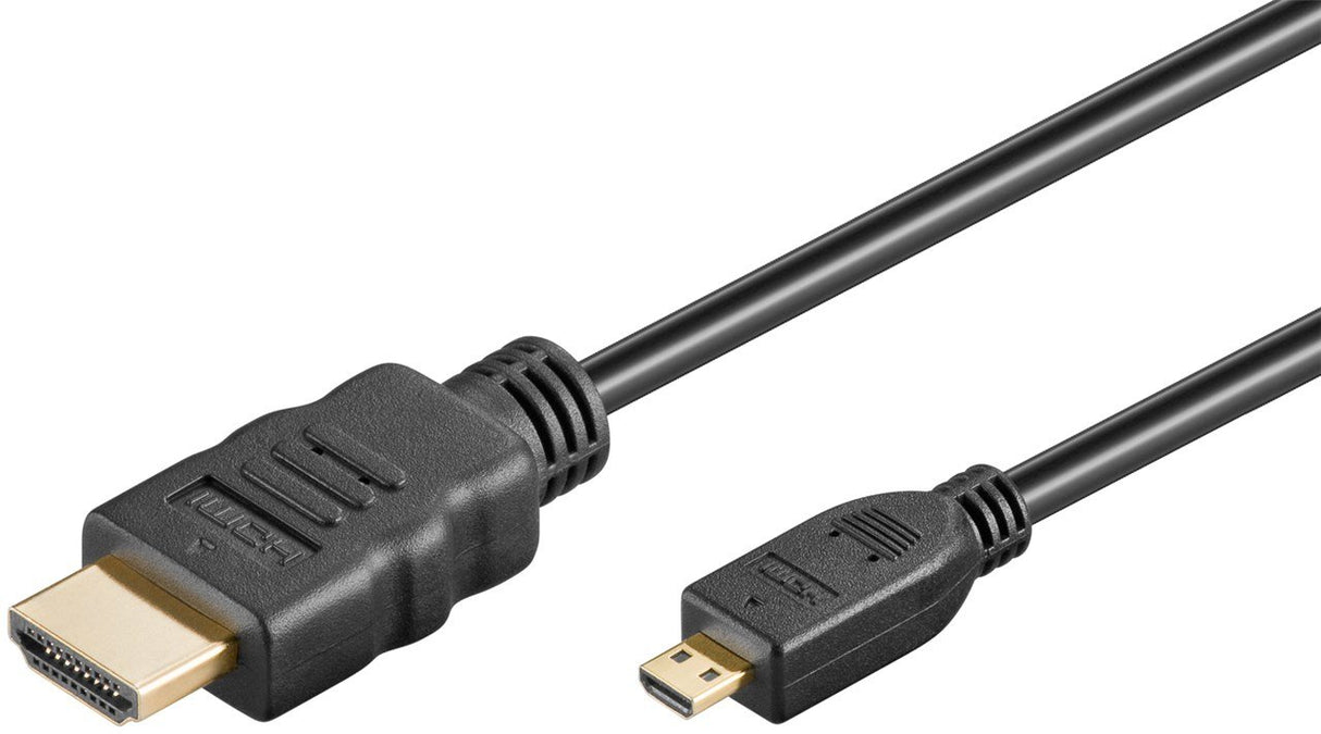 EAN 4040849537813 - Goobay 53781 cable HDMI 1 m HDMI tipo A (Estándar) HDMI tipo D (Micro) Negro imagen 1