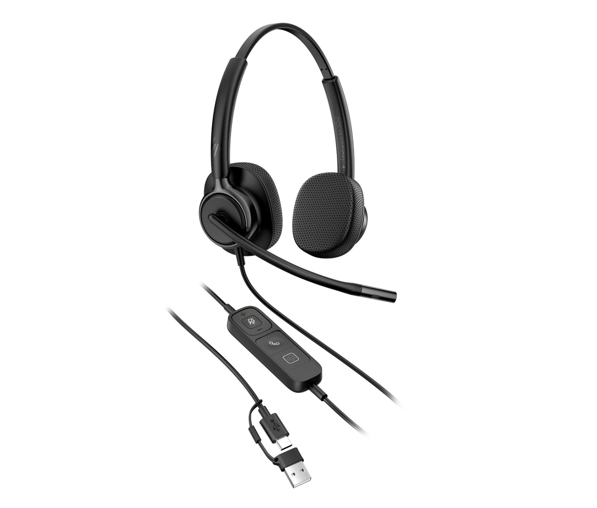 EAN 0199896093279 - HP Poly Mission 425 Stereo USB Wired Headset Negro imagen 17