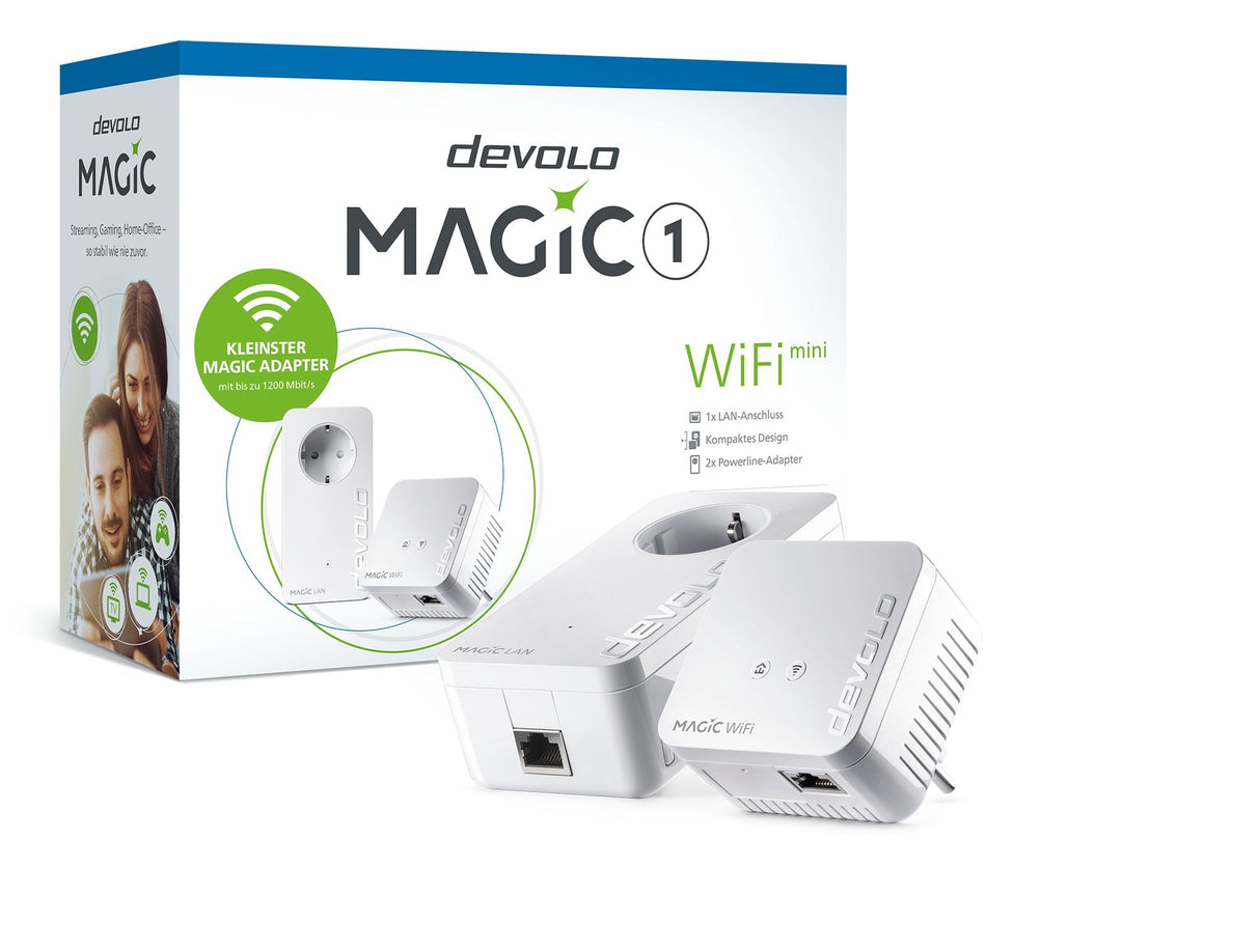 Devolo Magic 1 Wifi 2-1-2 Starter Kit Mini, Adaptador Powerline + Wifi 2 4250059685611