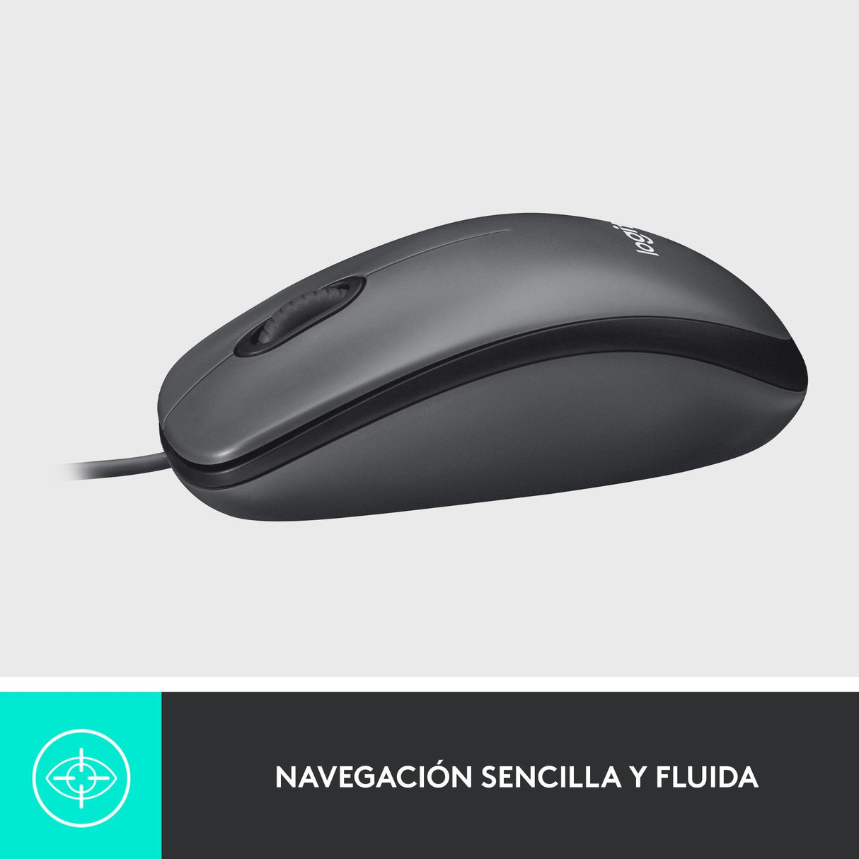 Ratón Con Cable Logitech M100 910-005003 - Usb 2.0 · 1000dpi · Negro