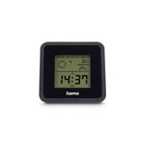 Hama Borneo Medidor De Temperatura Y Humedad Para Interior - Pantalla Digital - Reloj - Indicador De Confort -
