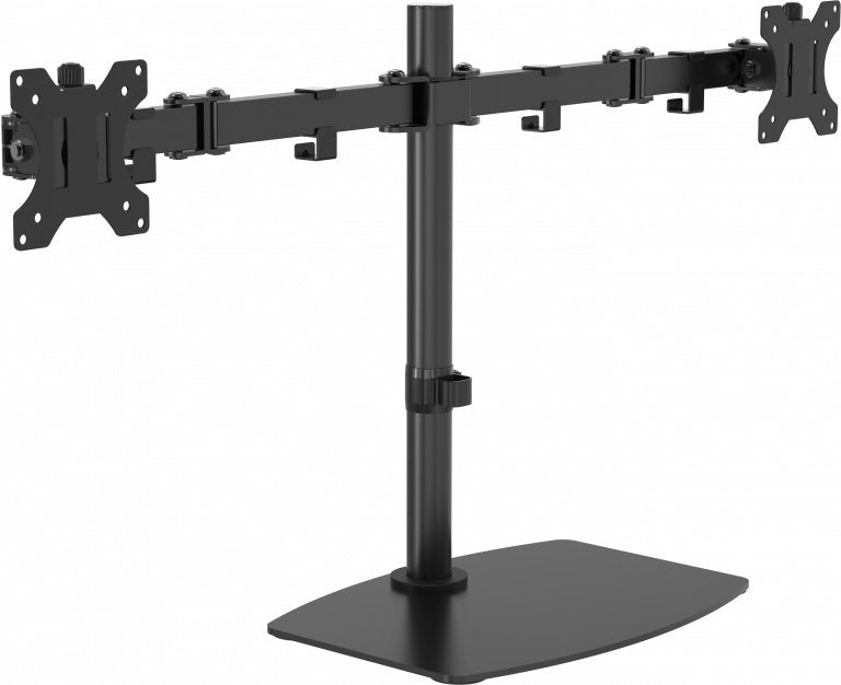Vision Vfm-Dsdb Soporte Para 2 Pantallas Lcd Acero Negro 13"-32"