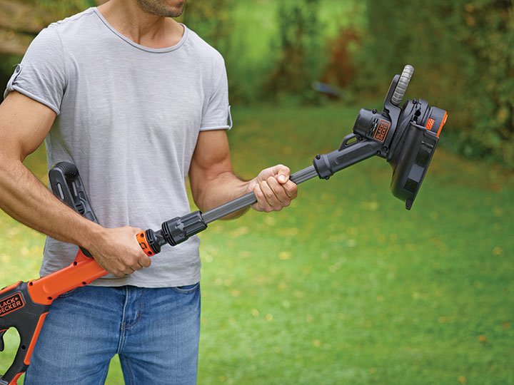 Black+Decker Cortacésped Inalámbrico Stc1820pc, 18 Voltios Stc1820pc-Qw