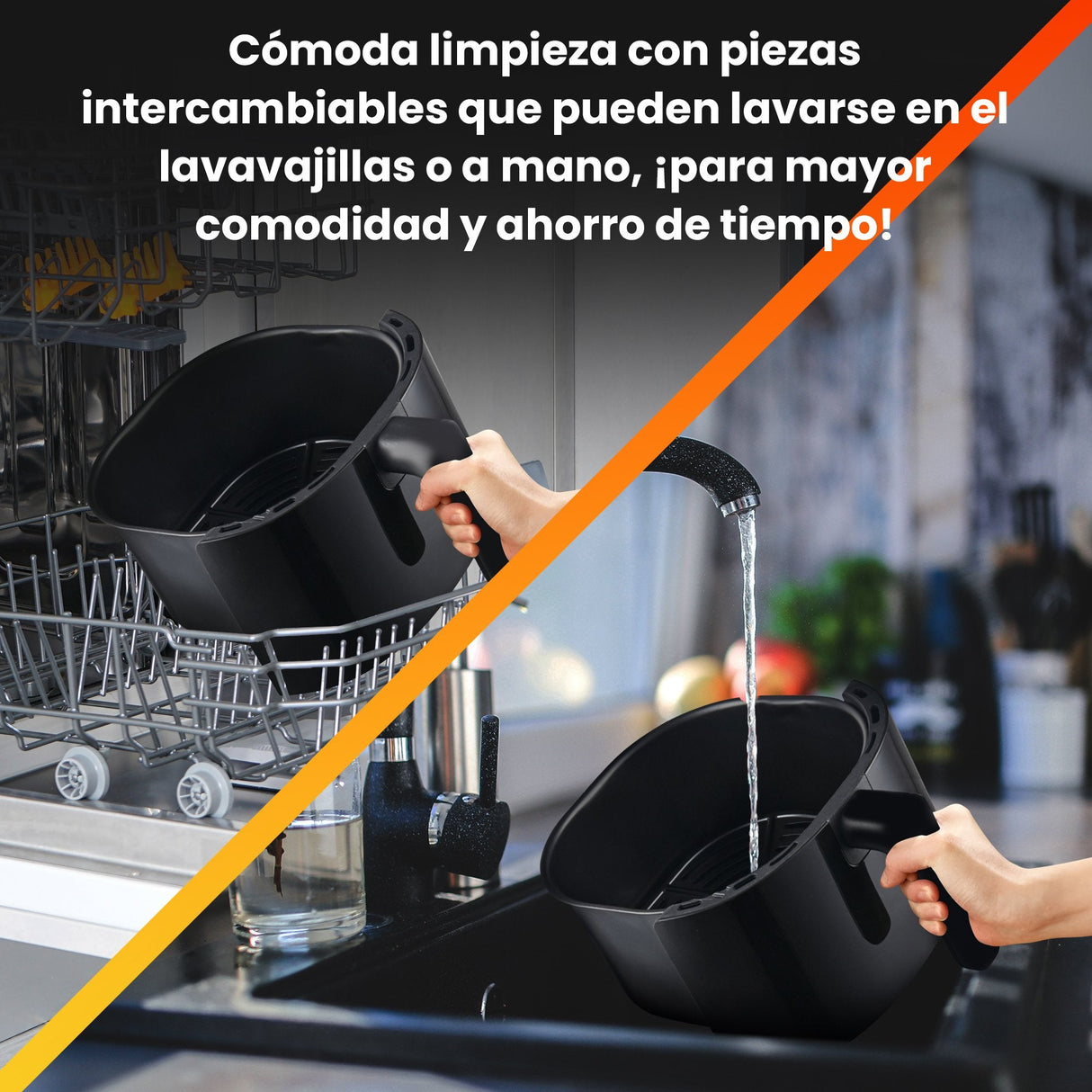 Extralink Home Air Fryer 10l (6l+4l) Eu Sj-1000 2500w