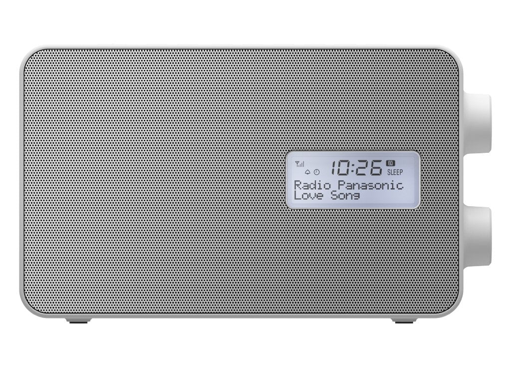 Panasonic Rf-D30bteg, Dab+ Radio Portátil Digital Gris, Blanco
