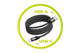 Mobile Origin Magnetic Cable Usb-A To Usb-C Black 1m