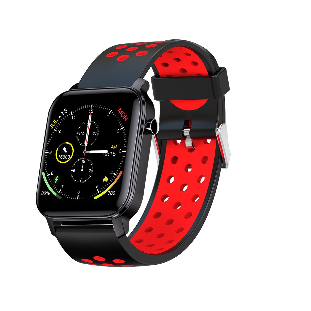 Smartwatch Multisport Bip2 Plus Red Leotec Sensor Cardiaco/ Oximetro/ Podometro/ Notificaciones/ Ip68