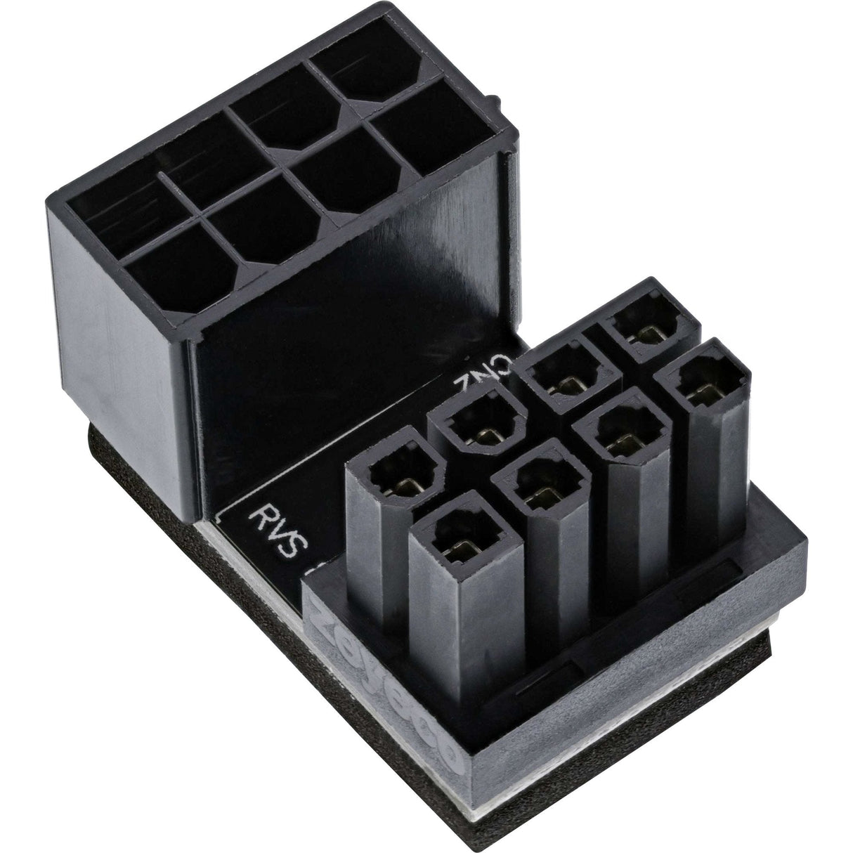Adaptador De Corriente Interno Inline, 180° Atx De 8 Pines Macho/Hembra (Reverso), Para Tarjeta Gráfica De Escritorio