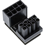 Adaptador De Corriente Interno Inline, 180° Atx De 8 Pines Macho/Hembra (Reverso), Para Tarjeta Gráfica De Escritorio